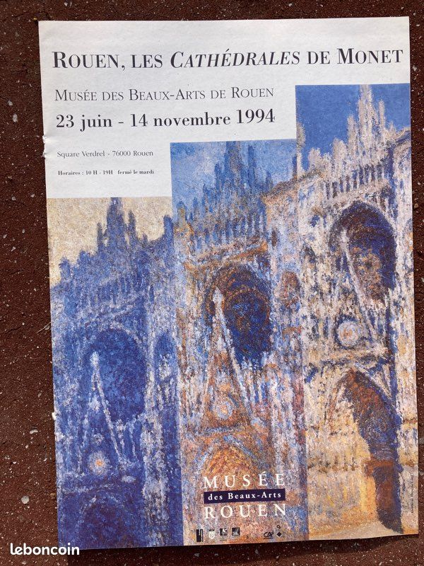 Catalogue expo 1994 Rouen, Les cathédrales de Monet_ Musée Beaux Arts (image 1)