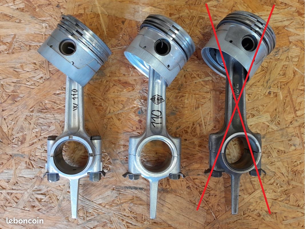 3 Pistons Moteur Bernard W110 (image 1)