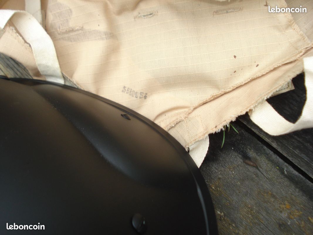 Caque US type FRITZ avec couvre casque toile camouflée pour paint ball softair (image 7)