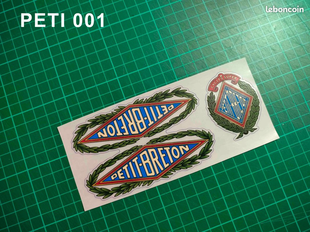 Vélo PETIT BRETON reproduction stickers anciens (image 2)
