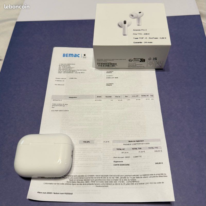 AirPods Pro 3 neuf (image 2)