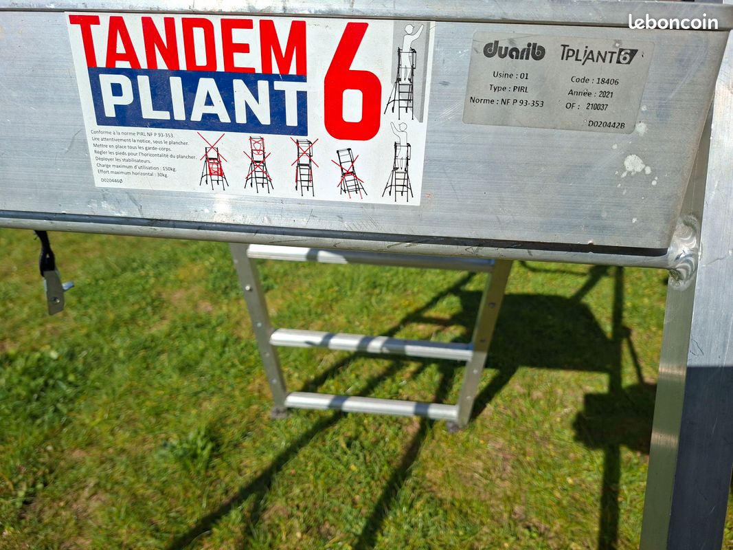 Escabeau dualib t6 ( etat neuf) (image 3)