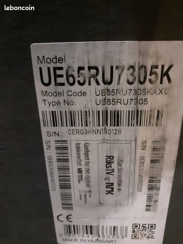 TV Samsung UE65RU7305K 4K UHD Incurvé Smart TV 65" (image 2)
