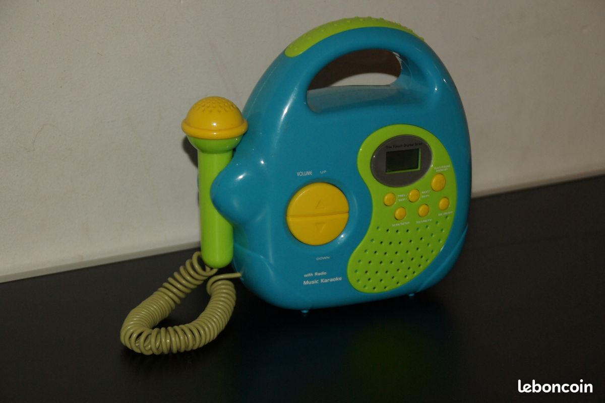 (3ans et +) Poste radio portable avec micro enregistreur « music karaoké » (image 5)