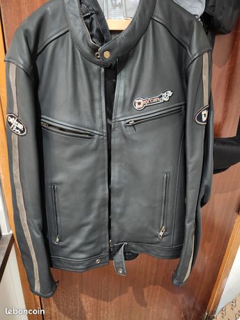 Blouson moto cuir Dexter D63 Équipement moto