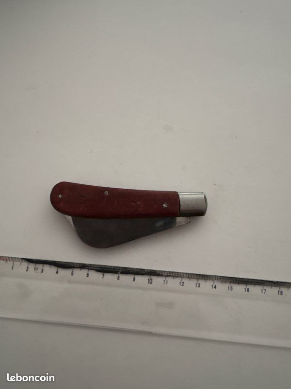 Couteau de greffage ancien (années 1950 je pense) (image 5)