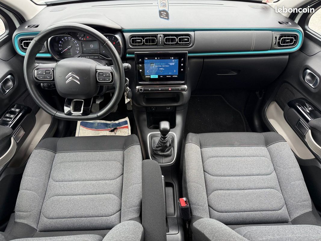 CITROEN C3 1.5 BlueHDi 100 SS BVM6 Feel - Entretien complet Citroën - Courroie de distribution OK (image 9)