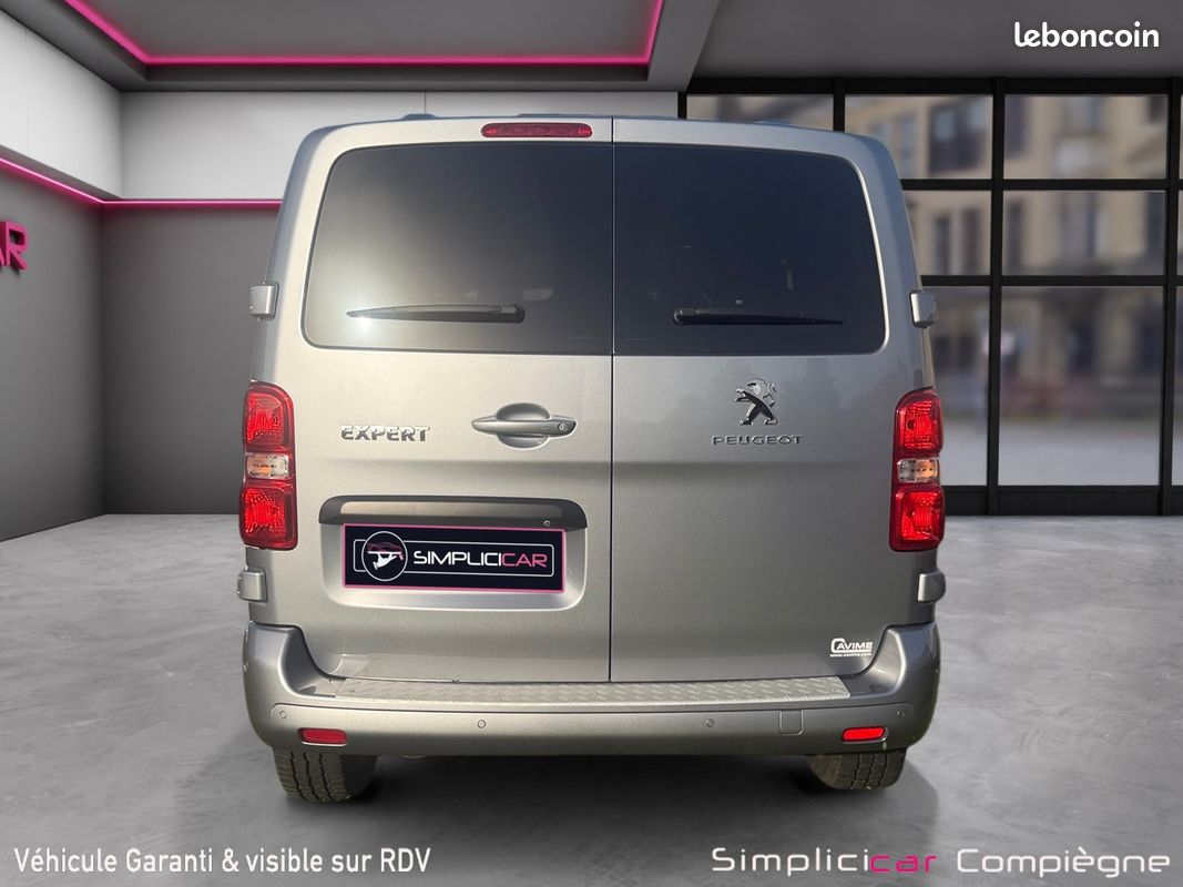 Peugeot expert fourgon long bluehdi 180 ss eat8 asphalt - 5 places - boite auto - 1er main - suivi - cavime - (image 7)