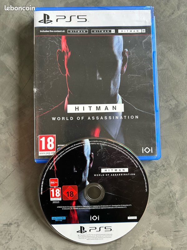 Jeu / jeux PS5 Playstation Hitman World of Assassination (image 1)