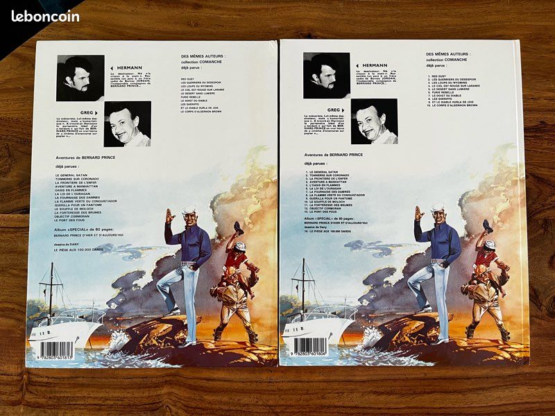 Lot 8 BD Bernard Prince Greg Hermann rééditions BE/TBE (image 6)