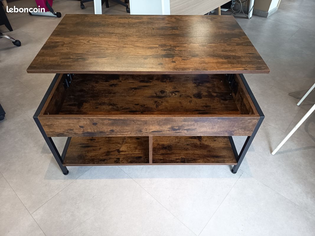 Table basse avec plateau relevable (image 2)