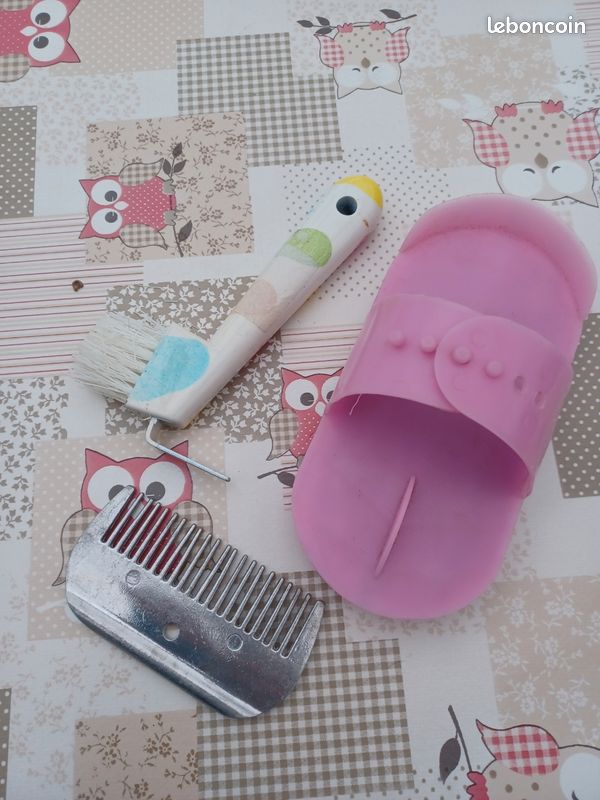 Lot De Brosses De Toilettage Pour Chevaux – Anciennes Militaires – UK – Quasi Neuves