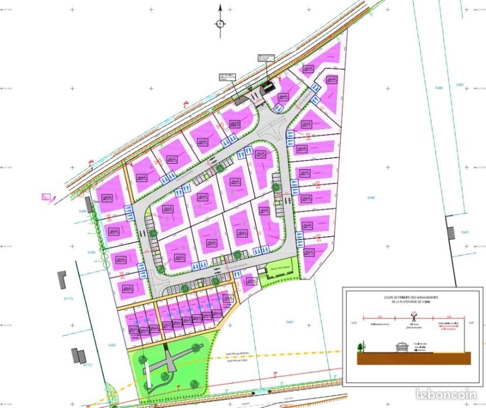 Terrain 648 m² · à Orange · 136 000 €