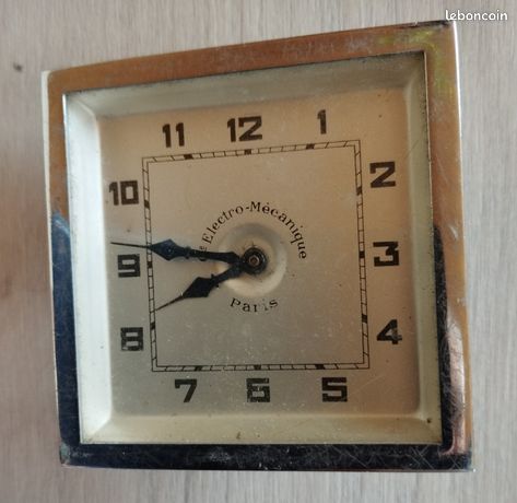 Réveil De Voyage Vintage Semca Années 50 - Or, Mécanique, Fonctionnel - Très Belle Pièce