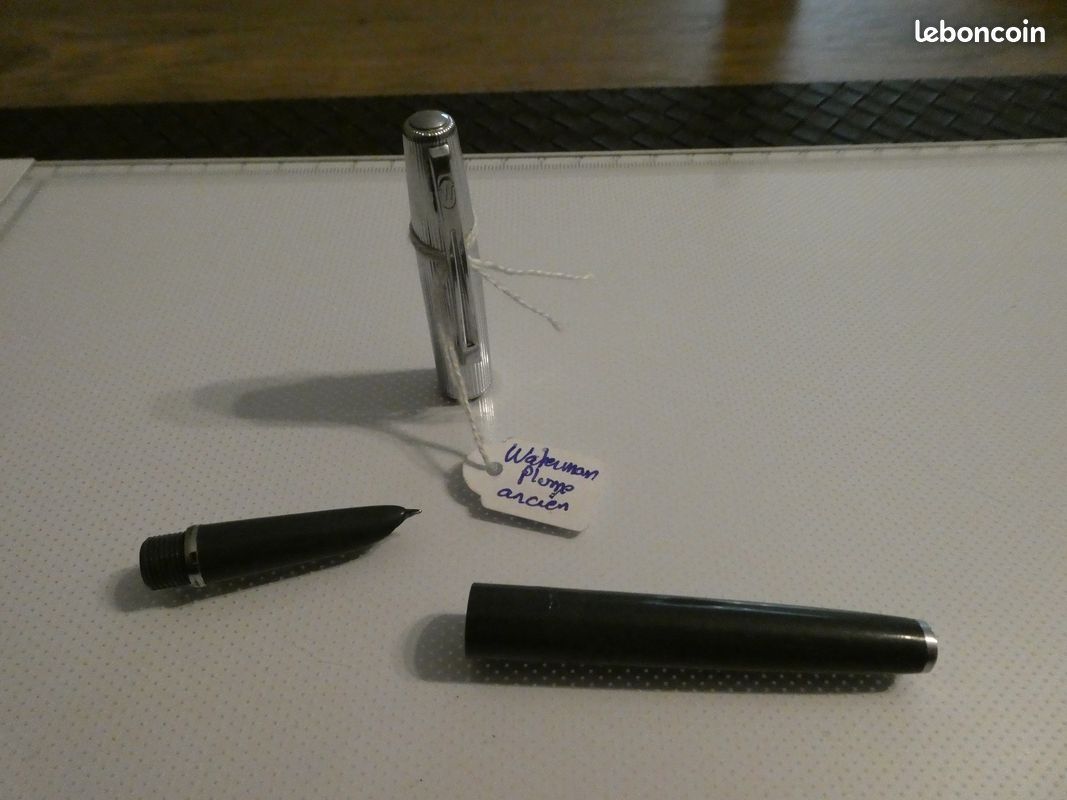 Stylo Plume Waterman Référence 208 - Occasion Vintage, Peut Nécessiter Une Réparation (recharge/encre)