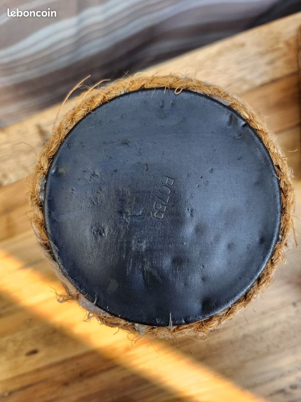 Boite de rangement décorative en métal et corde de jute (image 11)