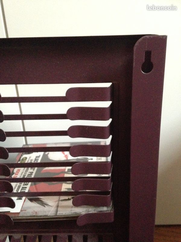 Porte CD MURAL couleur aubergine (image 3)