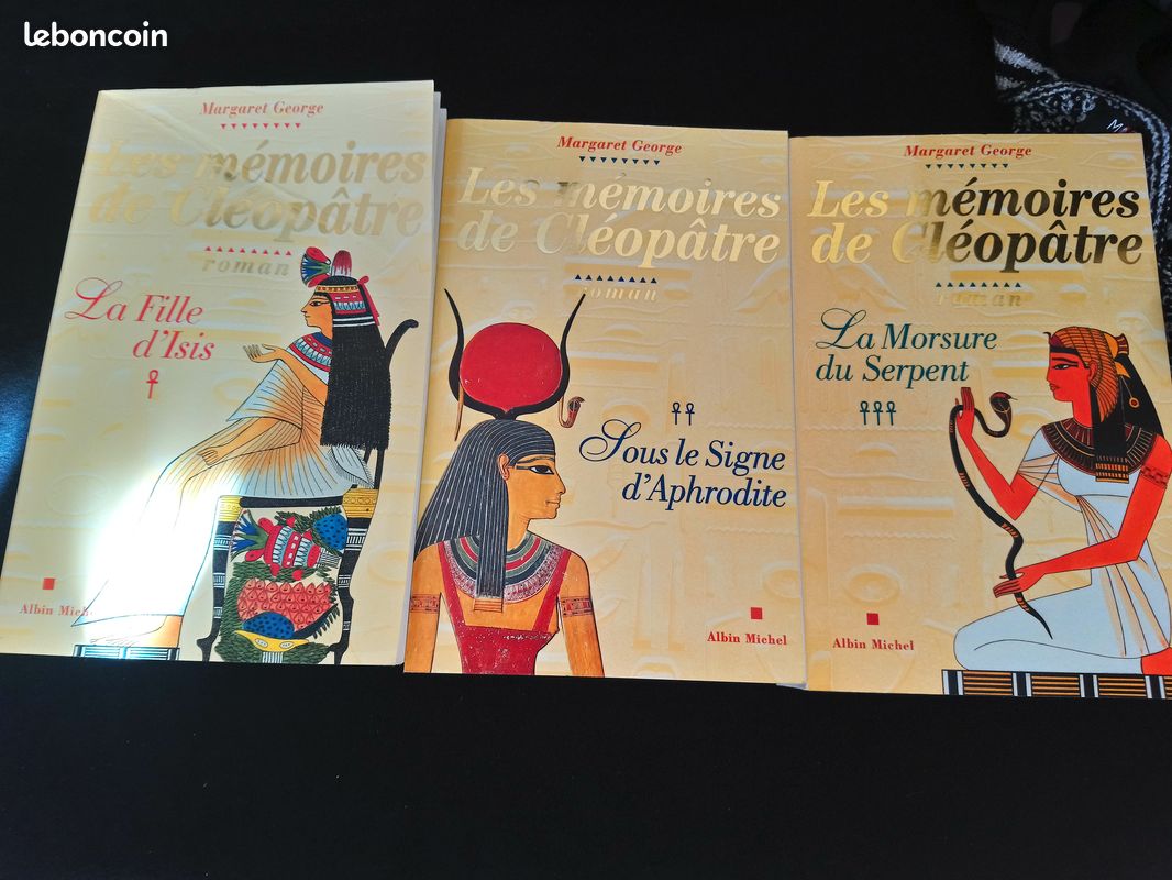 3 romans Mémoires de Cléopâtre (image 1)