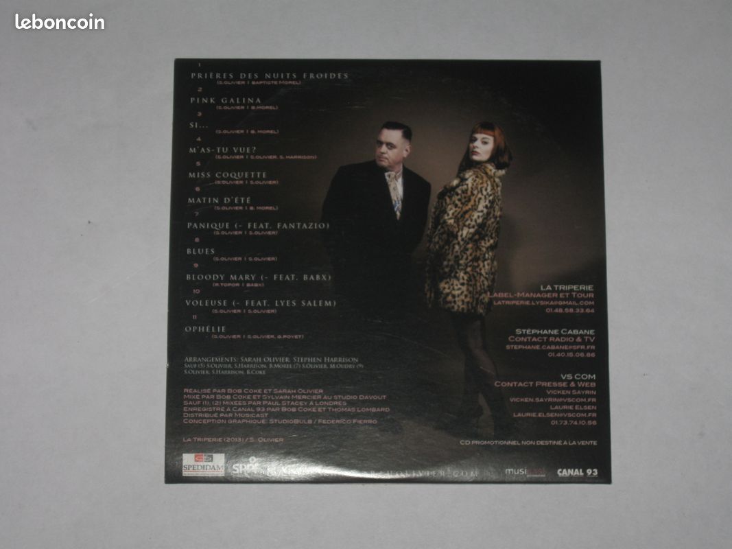 Sarah Olivier – Pink Galina CD (image 2)