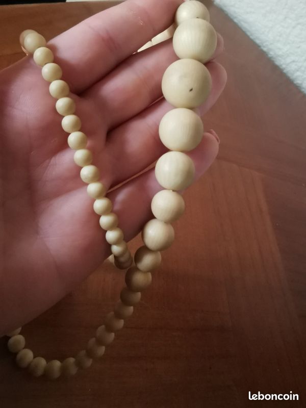 Ancien Collier Perles 3 Rangs Pour Pièces Ou à réparer occasion O