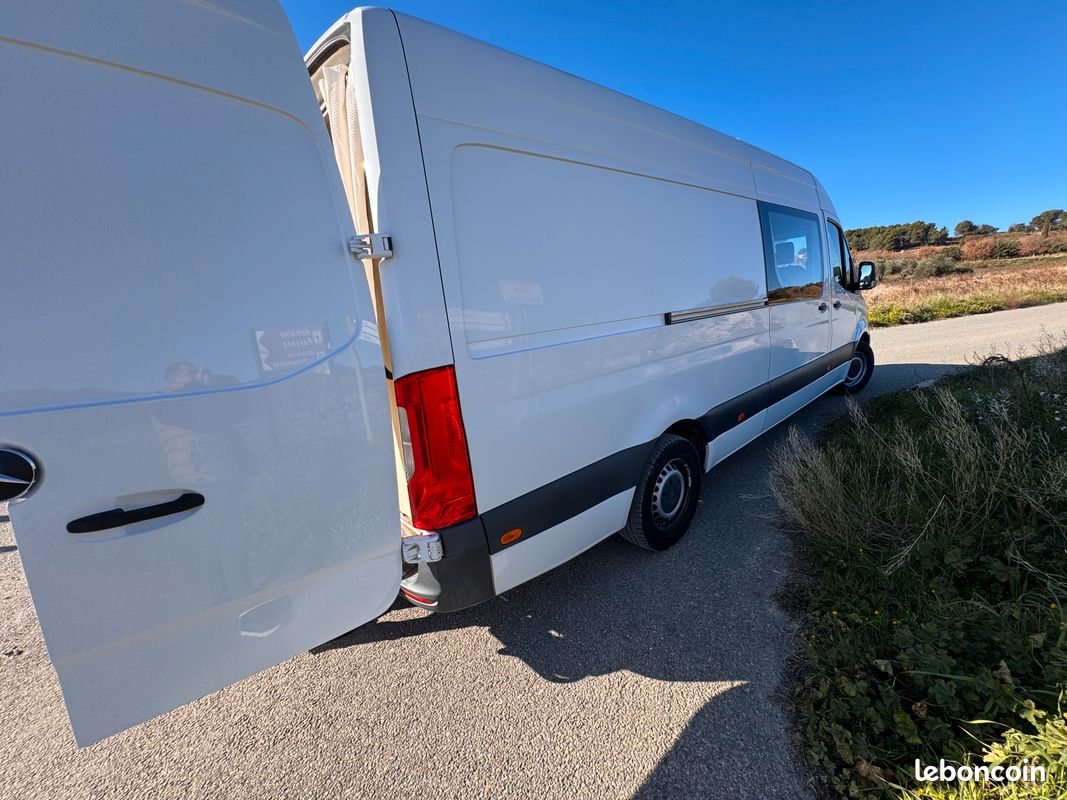 Sprinter 316 CDI Automatique 7G-TRONIC PLUS | FULL OPTIONS |6 Places CG| UTILITAIRE ↔ VAN AMÉNAGÉ (Plug & Play 5 min) | CT OK (image 8)