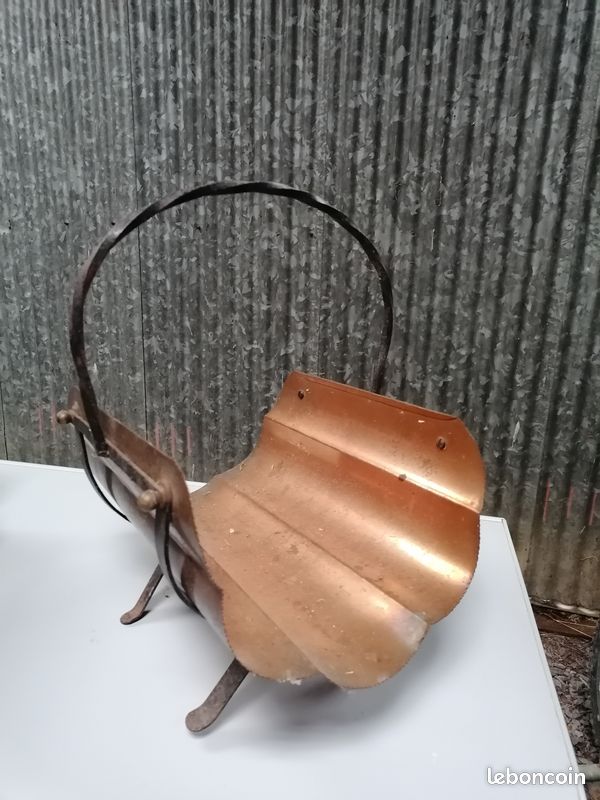Panier à buche en cuivre (image 3)