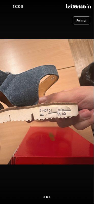 Sandales Pom d’Api taille 33 (image 2)