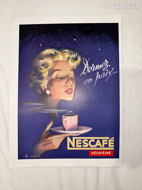 Affiche publicitaire Nescafé (image 2)
