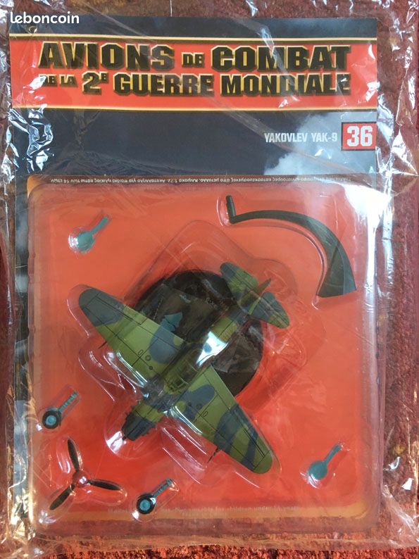 Avion De Combat Yakovlev Yak 9 - OPO 10 - Miniature 1/72 - Collection DeAgostini - Train D'atterrissage