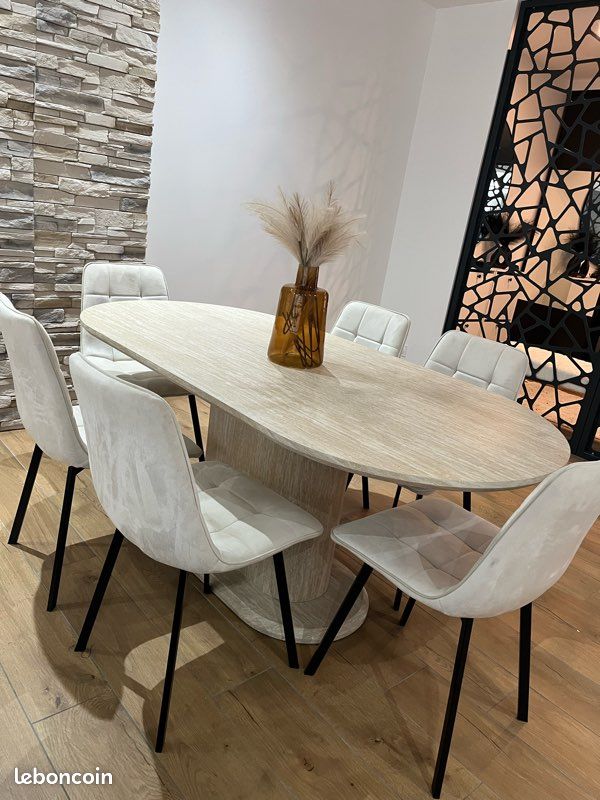 Lot de Table À Manger et Table Basse (image 1)