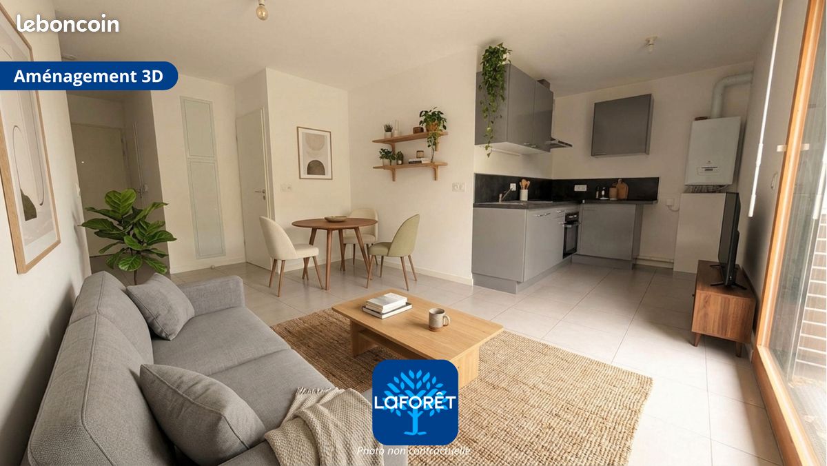 Appartement 2 pièces 42 m² · à Saint-Priest · 42 m² · 162 000 €