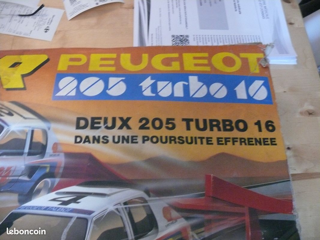 Circuit TCR PEUGEOT 205 Turbo 16 1980-Complet avec Adapteurs