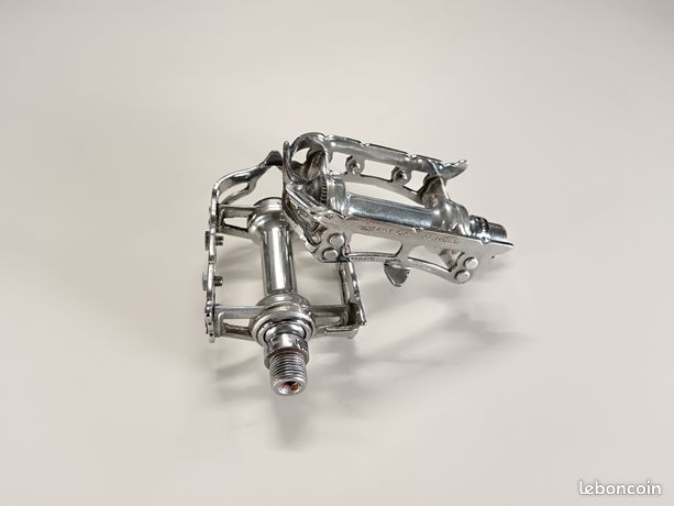 Pédales Campagnolo Record Strada 1037 - Vintage 1968-1972 - Platines Acier