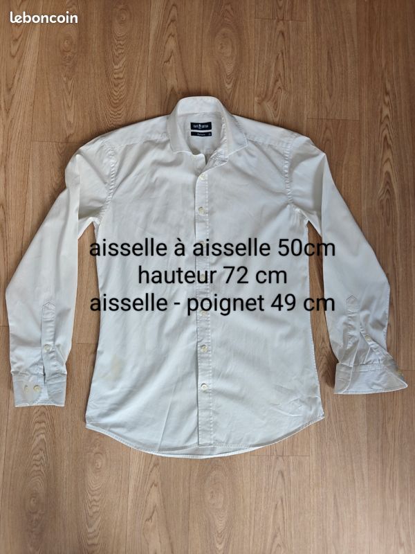 Chemise blanche Café Coton (image 2)