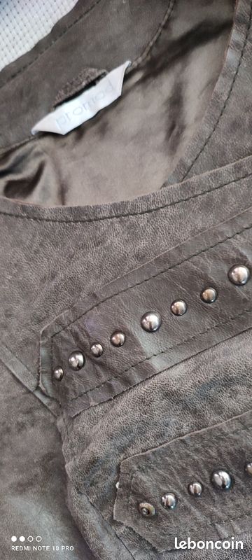 Veste cuir femme Promod Taille 34 (image 2)