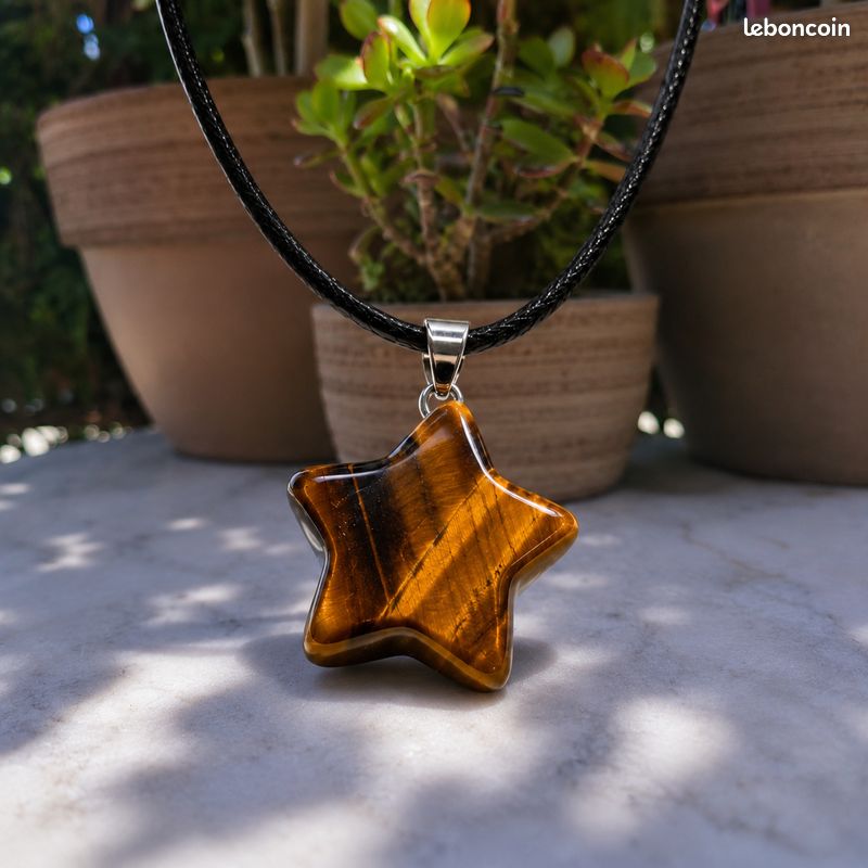 Collier + pendentif Lithotherapie (image 1)