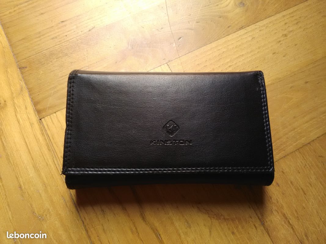 Portefeuille noir (image 1)
