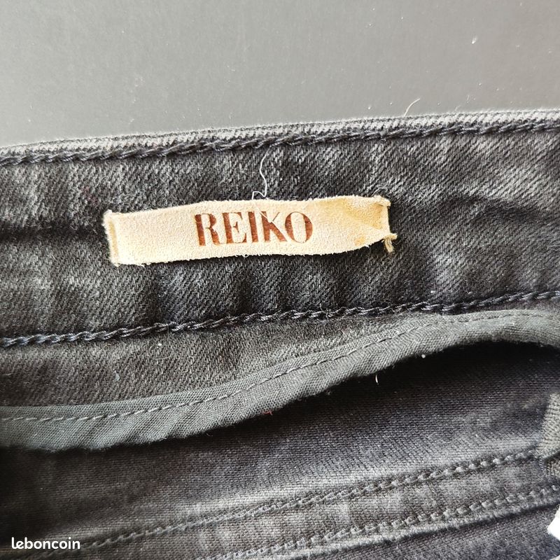 Jeans Reiko noir - Taille 29 (39) (image 9)