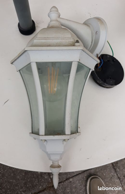 Lanterne D'Extérieur E27 IP44 Oxyde 47CM Valeska| Lúzete