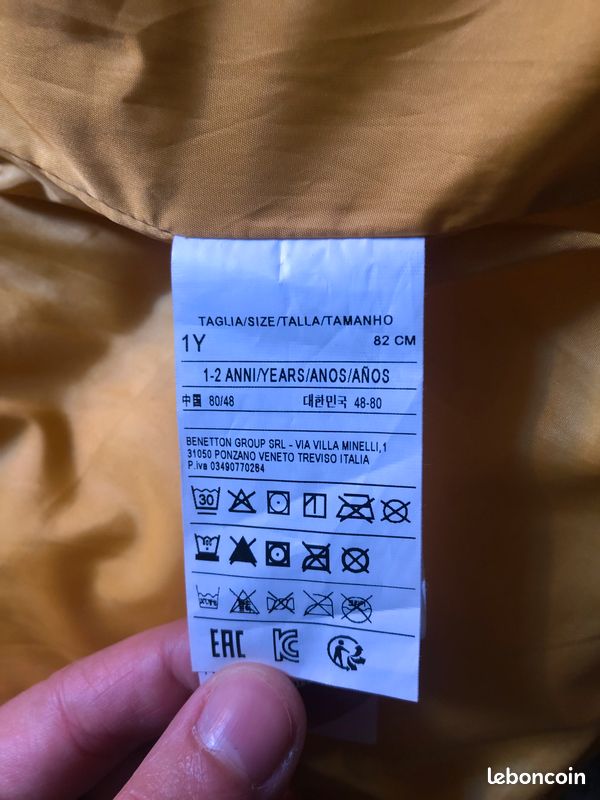 Veste hiver benetton (image 3)