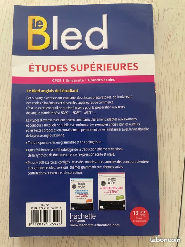 Livre le Bled pour études supérieures (image 3)