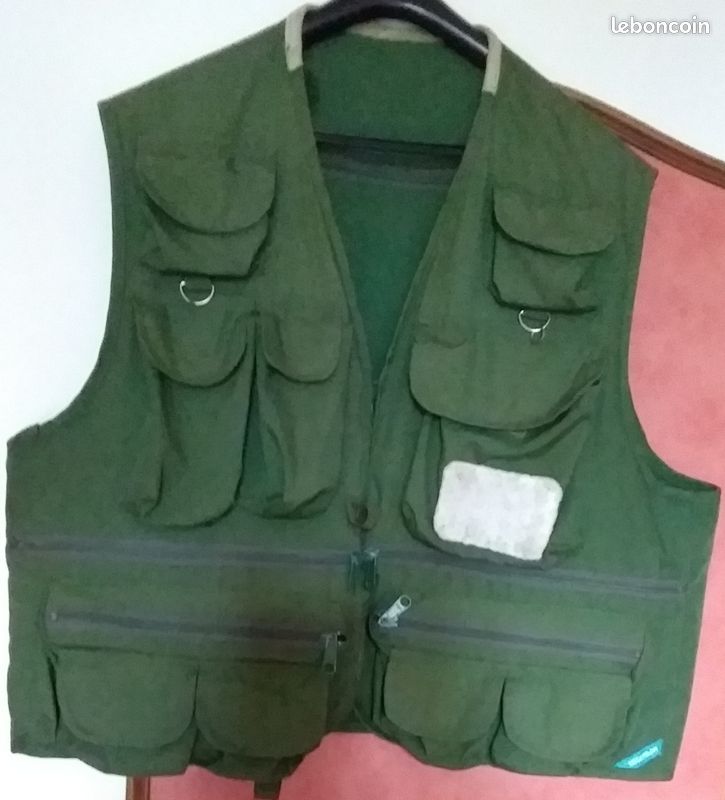 Gilet de pêche Kebello - Vert - Kiabi - 19.00