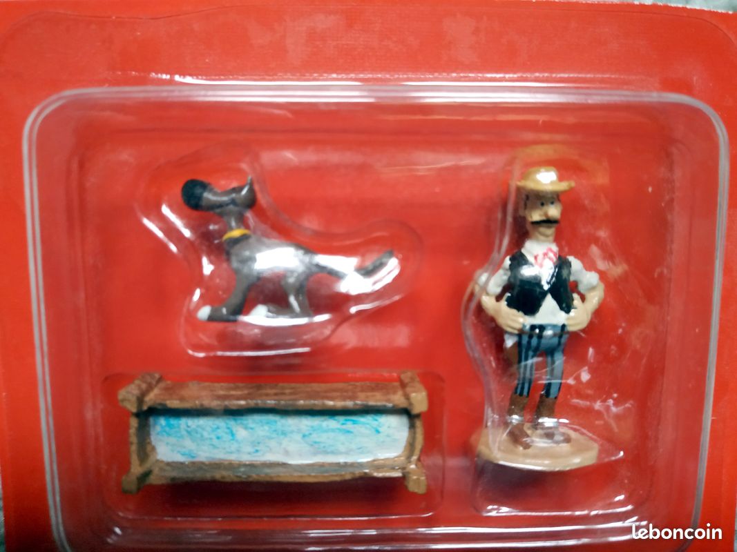 Lot De Figurines Lucky Luke – Anciennes Lessive Omo, Sachet D'origine Jamais Ouvert (Neuf)