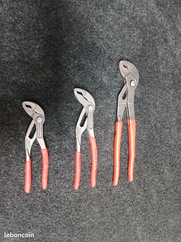 Lot pinces knipex cobra (image 1)