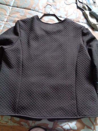 Veste Femme Damart Taille 48 - Noir - Neuf Sans étiquettes - Style Tailleur - Polyester