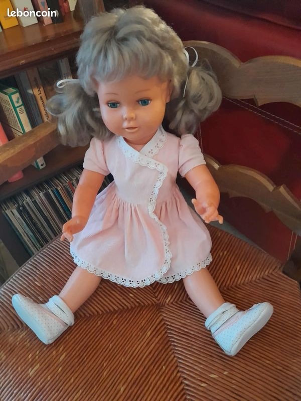 Poupée Raynal En Rhodoïd Vintage 57 Cm – Comme Neuve, Années 50/60