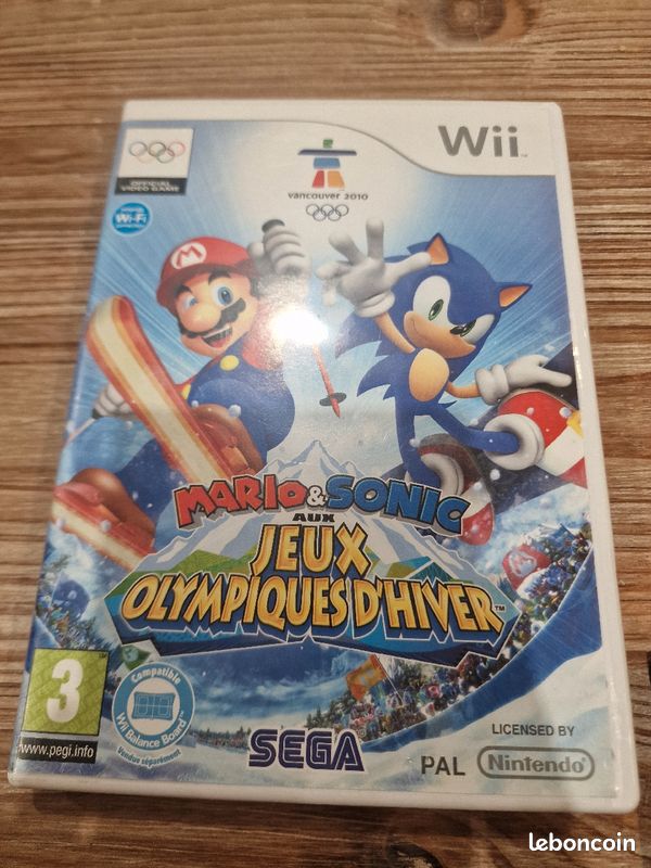 Jeu wii Mario et sonic aux jeux olympiques (image 1)