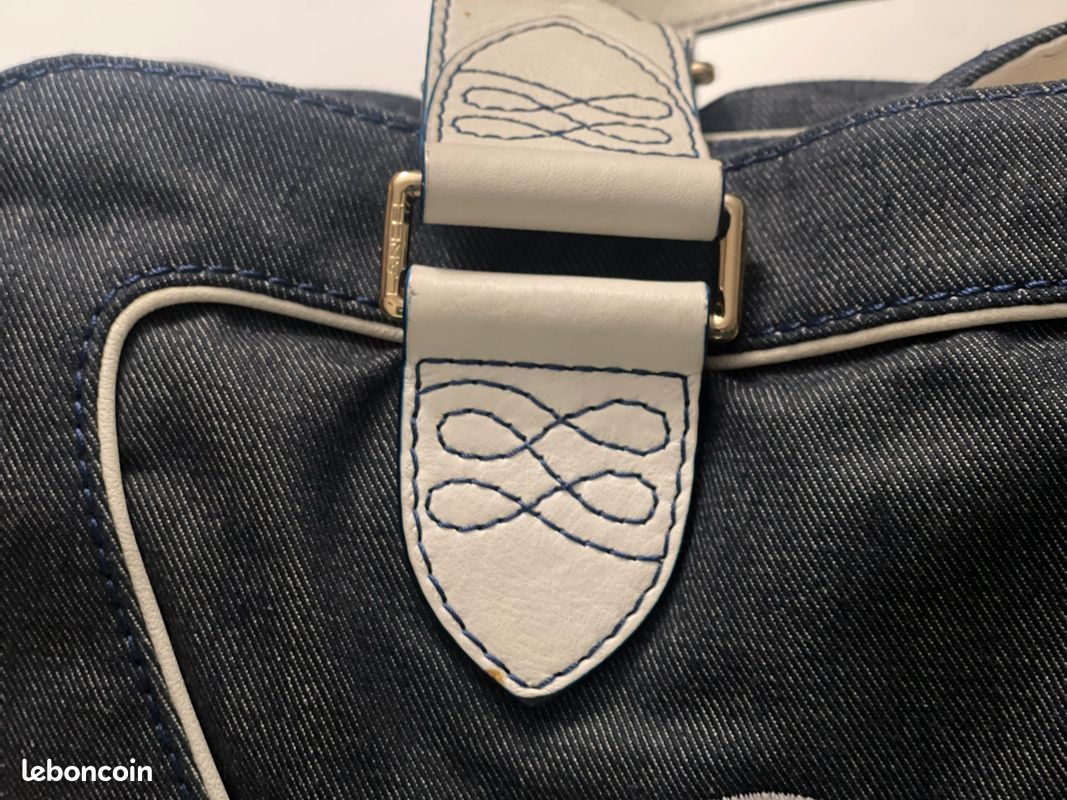 Sac Lancel cuir et demim jean (image 1)