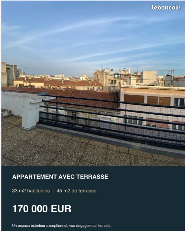 Appartement 2 pièces 32 m² · à Marseille · 32 m² · 170 000 €