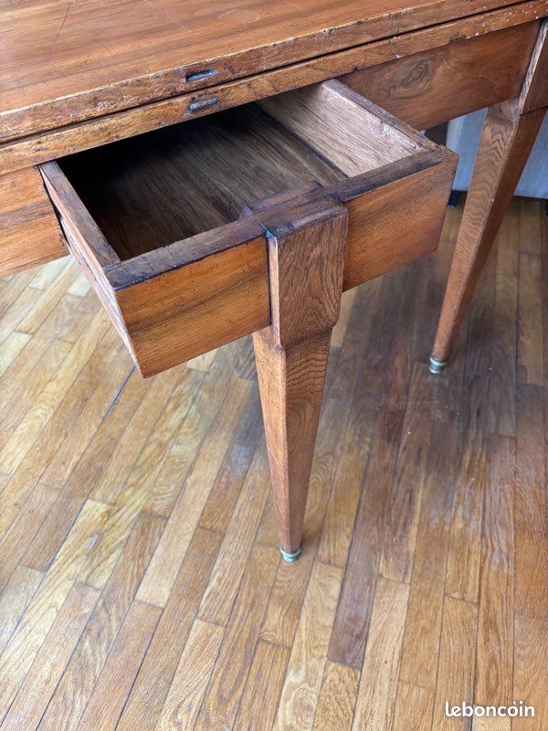 Table demi lune en noyer (image 5)